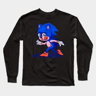 cute hedgehog Long Sleeve T-Shirt